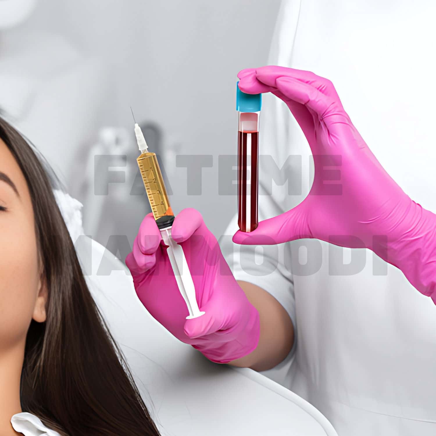 Photo of customers receiving beauty services