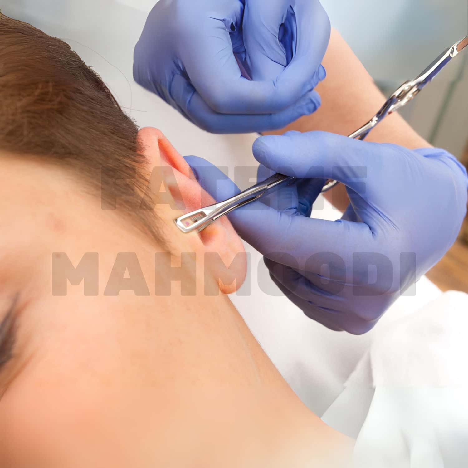 Photo of customers receiving beauty services